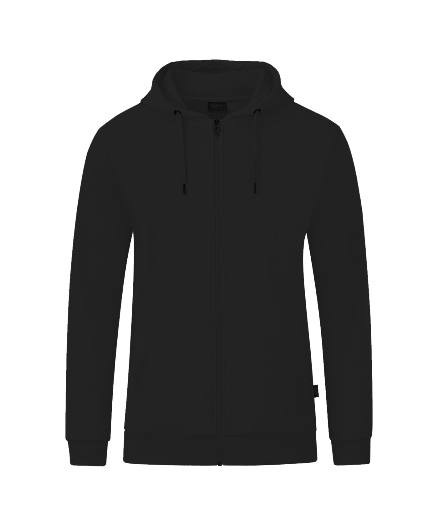 Organic cotton zip and hood sweatshirt